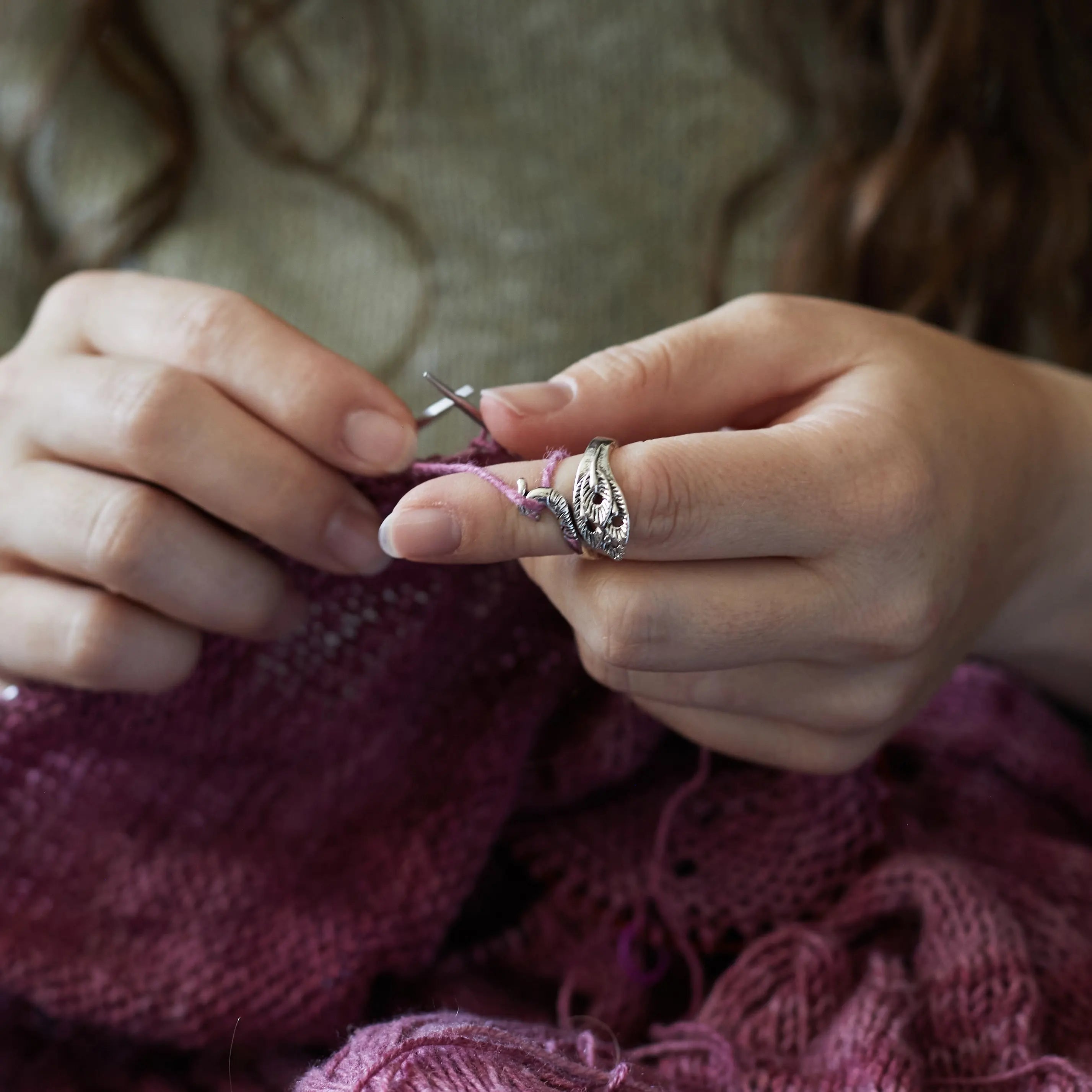 Lumos Crochet Ring