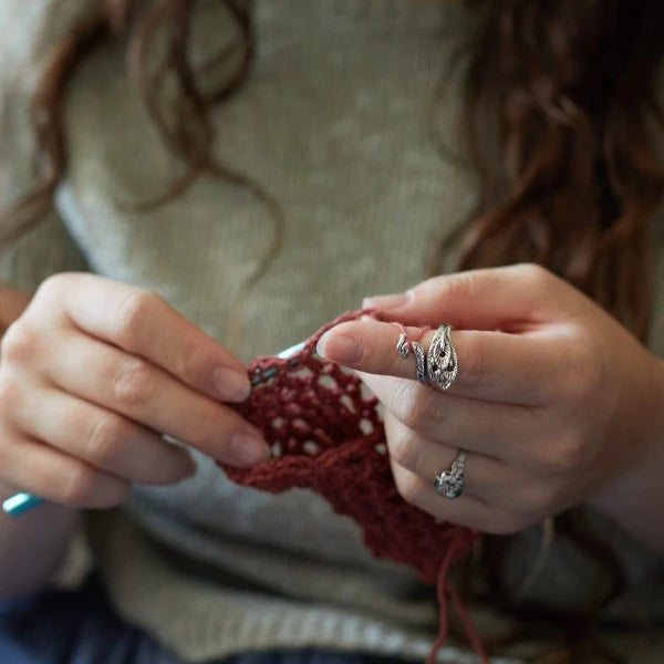 Lumos Crochet Ring