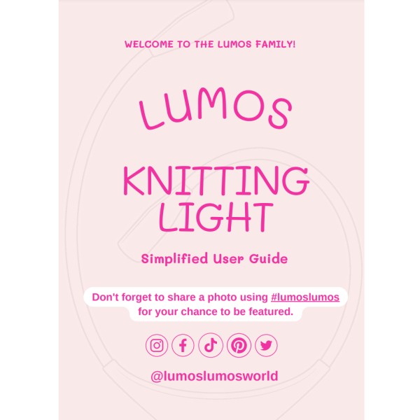 Lumos Knitting Light - Empty Box – LumosLumos